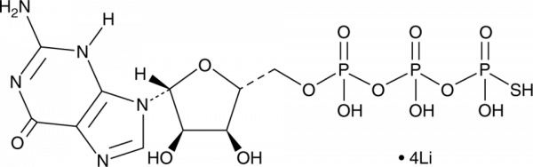 Guanosine 5'-[gamma-thio]triphosphate (lithium salt)