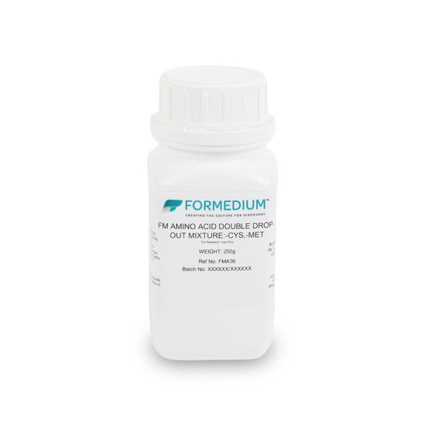 FM drop-out mixture, minus Cysteine and w/o Methionine, 7800 mg/l