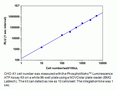 PhosphoWorks(TM) Luminometric ATP Assay Kit *Bright Glow*