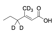 E-3-Methyl-2-Hexenoic Acid-D5