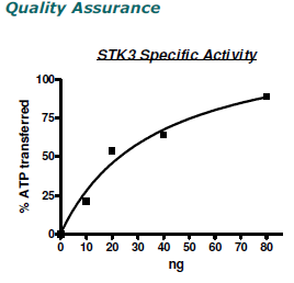 STK3(MST2), active human recombinant protein, GST-tag