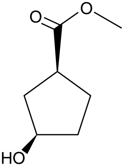(1S,3R)-3-Hydroxycyclopentane carboxylic acid methyl ester