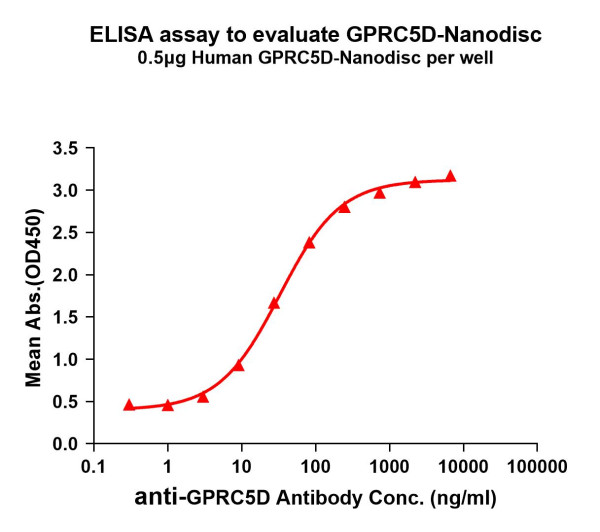 GPRC5D (human) full length protein-synthetic nanodisc