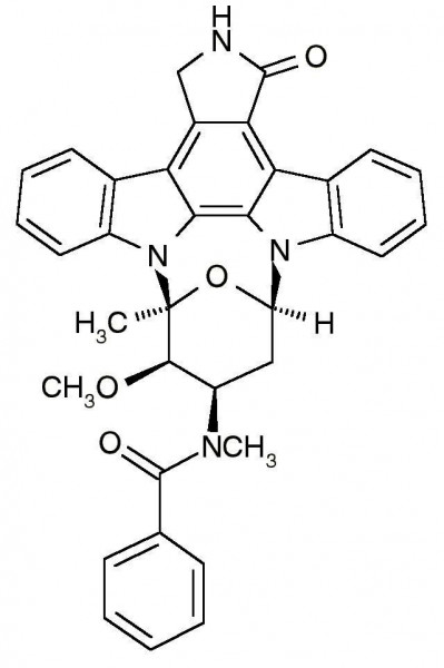 PKC412 (4'-N-Benzoyl Staurosporine, CGP 41251, Midostaurin)