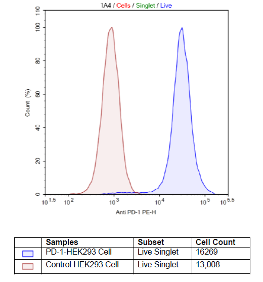 PD-1 - HEK293 Recombinant Cell Line