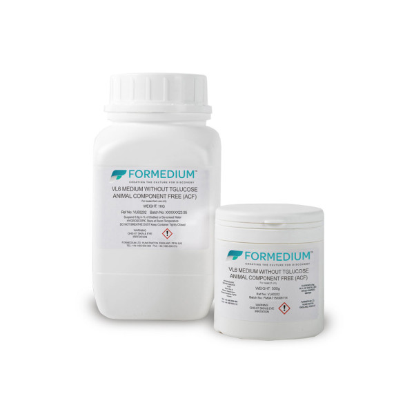 VL6 Medium without Glucose, Animal Component Free (ACF)