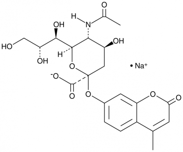 4-Methylumbelliferyl-N-acetyl-alpha-D-Neuraminic Acid (sodium salt)