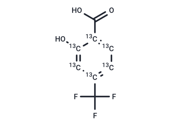 4-Trifluoromethylsalicylic acid-13C6