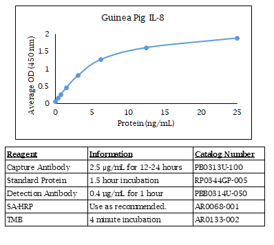 IL-8 (guinea pig) Do-It-Yourself ELISA