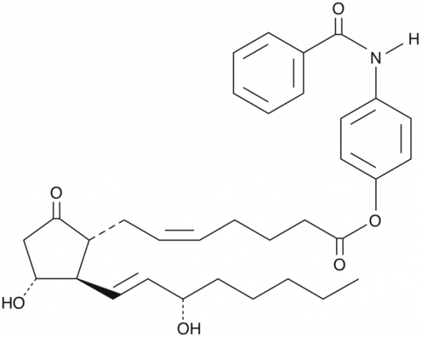 Prostaglandin E2 p-benzamidophenyl ester