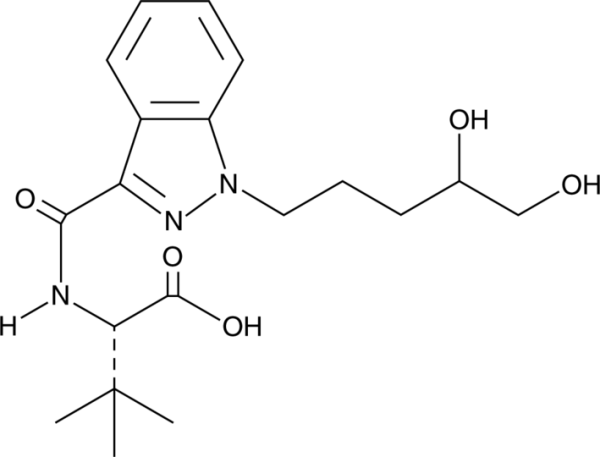 MDMB-4en-PINACA N-(4,5-dihydroxypentyl)-butanoic acid metabo
