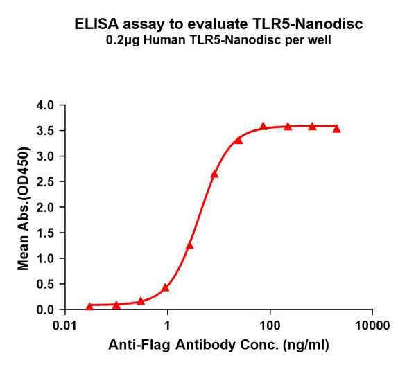 TLR5 (human) full length protein-synthetic nanodisc