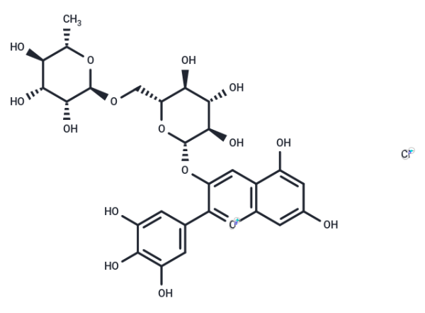 Delphinidin 3-rutinoside chloride