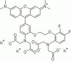 Rhod-FF, tripotassium salt
