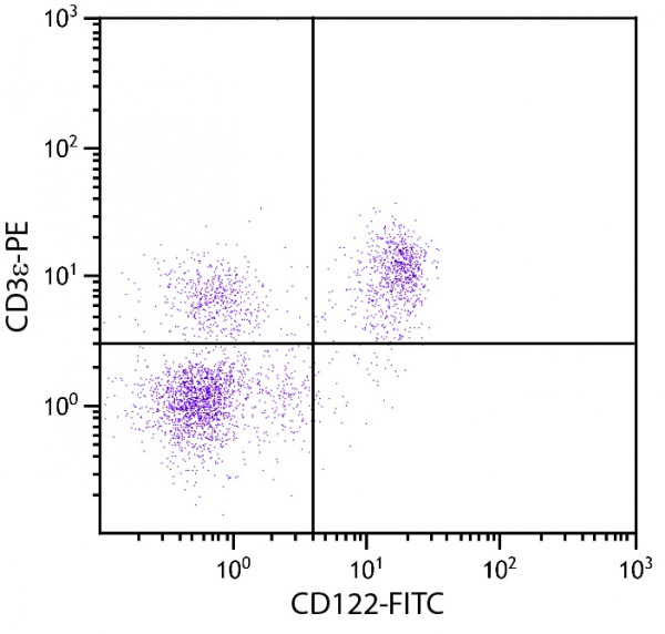 Anti-IL2 Receptor beta (FITC), clone 5H4