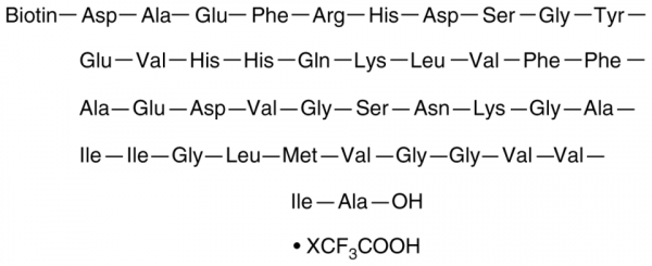 Biotin-Amyloid-beta (1-42) Peptide (trifluoroacetate salt)