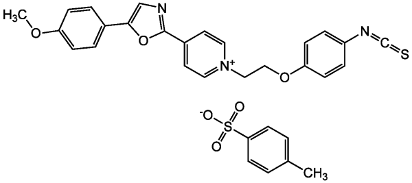 1-[2-(4-Isothiocyanatophenoxy)ethyl]-4-[5-(4-methoxyphenyl)-2-oxazolyl] pyridinium tosylate